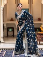 saree for women in festival season and function. - Image 8