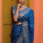 Premium Women's Jacquard Banarasi Silk Saree Ideal for Weddings & Festivals.