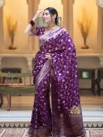 saree for women in festival season and function. - Image 6