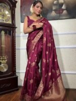 saree for women in festival season and function. - Image 4