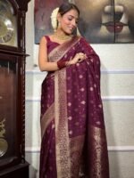 saree for women in festival season and function. - Image 3
