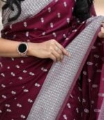 saree for women in festival season and function. - Image 3