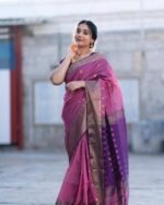 saree for women in festival season and function. - Image 4