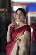 Premium Women's Jacquard Banarasi Silk Saree Ideal for Weddings & Festivals. - Image 5