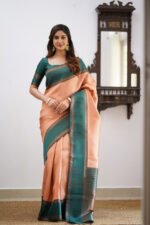 Premium Women's Jacquard Banarasi Silk Saree Ideal for Weddings & Festivals. - Image 8