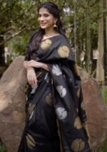 Premium Women's Jacquard Banarasi Silk Saree Ideal for Weddings & Festivals. - Image 7