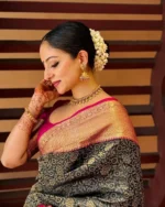 Banarasi Silk Saree Ideal for Women, special collection for festival and merrage. - Image 6