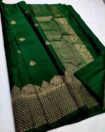 Premium Women's Jacquard Banarasi Silk Saree Ideal for Weddings & Festivals. - Image 2