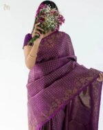 Banarasi Silk Saree Ideal for Women, special collection for festival and merrage. - Image 4