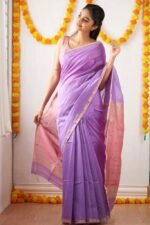 Premium Women's Jacquard Banarasi Silk Saree Ideal for Weddings & Festivals. - Image 2