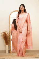 Premium Women's Jacquard Banarasi Silk Saree Ideal for Weddings & Festivals. - Image 2