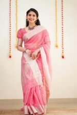 Premium Women's Jacquard Banarasi Silk Saree Ideal for Weddings & Festivals. - Image 3