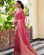 saree for women in festival season and function. - Image 2
