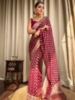 saree for women in festival season and function. - Image 4