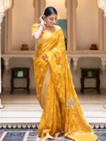 saree for women in festival season and function. - Image 4