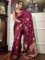 saree for women in festival season and function. - Image 3