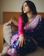 Premium Women's Jacquard Banarasi Silk Saree Ideal for Weddings & Festivals. - Image 4