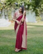 saree for women in festival season and function. - Image 5