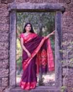 Banarasi Silk Saree Ideal for Women, special collection for festival and merrage. - Image 4