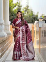 saree for women in festival season and function. - Image 2