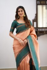 Premium Women's Jacquard Banarasi Silk Saree Ideal for Weddings & Festivals. - Image 7