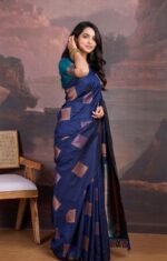 Banarasi Silk Saree Ideal for Weddings & Festivals. - Image 3