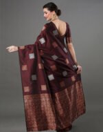 Premium Women's Jacquard Banarasi Silk Saree Ideal for Weddings & Festivals. - Image 3
