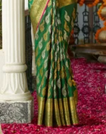 Banarasi Silk Saree Ideal for Women, special collection for festival and merrage. - Image 4