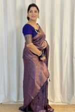 Premium Women's Jacquard Banarasi Silk Saree Ideal for Weddings & Festivals. - Image 2