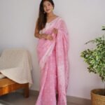 Premium Women's Jacquard Banarasi Silk Saree Ideal for Weddings & Festivals. (Copy)