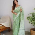 Premium Women's Jacquard Banarasi Silk Saree Ideal for Weddings & Festivals.