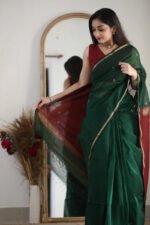 Premium Women's Jacquard Banarasi Silk Saree Ideal for Weddings & Festivals. - Image 6