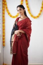 Premium Women's Jacquard Banarasi Silk Saree Ideal for Weddings & Festivals. - Image 3