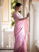 Banarasi Silk Saree Ideal for Women, special collection for festival and merrage. - Image 7