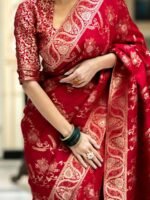 Banarasi Silk Saree Ideal for Women, special collection for festival and merrage. - Image 6
