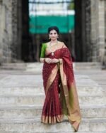 saree for women in festival season and function. - Image 4