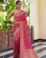 saree for women in festival season and function. - Image 4