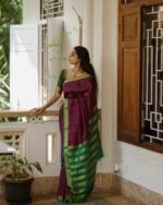 Banarasi Silk Saree Ideal for Women, special collection for festival and merrage. - Image 3