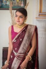 Banarasi Silk Saree Ideal for Women, special collection for festival and merrage. - Image 6