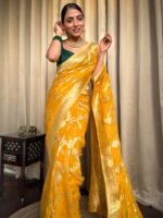 saree for women in festival season and function. - Image 4