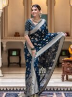 saree for women in festival season and function. - Image 6