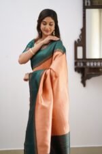 Premium Women's Jacquard Banarasi Silk Saree Ideal for Weddings & Festivals. - Image 6