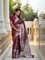 saree for women in festival season and function. - Image 4