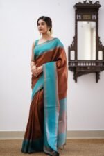 Premium Women's Jacquard Banarasi Silk Saree Ideal for Weddings & Festivals. - Image 6