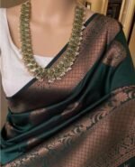 Premium Women's Jacquard Banarasi Silk Saree Ideal for Weddings & Festivals. - Image 8