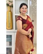 Banarasi Silk Saree Ideal for Weddings & Festivals. - Image 5