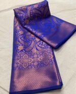 Premium Women's Jacquard Banarasi Silk Saree Ideal for Weddings & Festivals. - Image 6