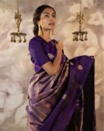 Banarasi Silk Saree Ideal for Women, special collection for festival and merrage. - Image 8