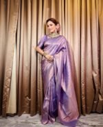 Premium Women's Jacquard Banarasi Silk Saree Ideal for Weddings & Festivals. - Image 6