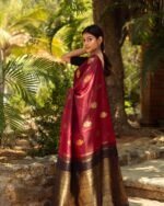 Banarasi Silk Saree Ideal for Weddings & Festivals. - Image 2